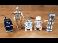 Vintage STAR WARS Kenner R2D2 action figure RESTORATION using hydrogen peroxide