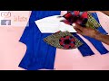 HOW TO ADAPT ANKARA APPLIQUE ON A LINE DRESS (DIY MOCK PLACKET)