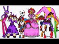 The Amazing Digital Circus Episode 2 Coloring Pages / How to Color New Characters / NCS Music
