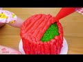 [💕Mini Cake 💕] Best Of Wonderful Miniature Watermelon Mousse Layer Cake | Mini Bakery