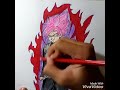 Drawing Black Goku Super Saiyan Rose