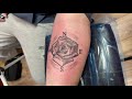 Single needle realistic rose tattoo  #tattoo #rose #singleneedle