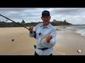 AWESOME Inshore Gutter Action: Beach Fishing w Worms + Fresh Squid