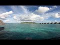 Maldives St Regis Vommuli Resort Overwater View Timelapse