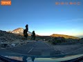 Spotify Random Favorites - Fading Sunrise Road Trip Music Screensaver Set in Tenerife through Teide