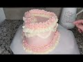 How to decorate a Vintage Heart Cake Design