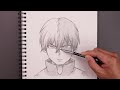 How To Draw Shoto Todoroki | My Hero Academia