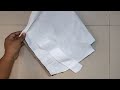 Single cut and bag is ready/ Ladies purse making at home | DIY handbag cutting and stitching