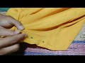 Make up the long robe without cutting it without a sewing machine