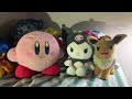 Kirby, Kuromi and Eevee plush