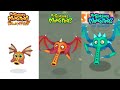 Dawn Of Fire Vs My Singing Monsters Vs The Lost Landscapes | Redesign Comparisons | All Comparisons