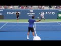 Federer Training 2018 Court Level View (HD)