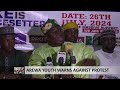 AREWA YOUTH WARNS AGAINST PROTEST