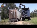 Dangerous Powerful Wood Chipper Machines, Fastest Tree Shredder Machines Working