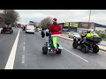 Christmas Rideout With 50th anniversary Yahama Yz’s, Grinch’s & Santa Claus