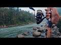 Spinner fishing for mahseer. 5kg Copper Mahseer! Fishing in Teesta river, Sikkim.