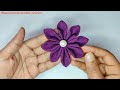 DIY: Easy Tricks Fabric Flowers Making |  New Design Cloth Flower Making