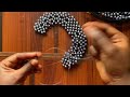 HOW TO MAKE A SEMI-CIRCLE BEADED BAG | This design is so different!👀