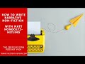 How To Write Narrative Non-Fiction With Matt Hongoltz-Hetling