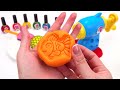 Satisfying Video l How to make Rainbow Noddles with Stress Balls & Nail Polish Cutting ASMR