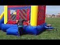 Ribbit Ribbit Fun Jumps: First Bounce House Goes Up!