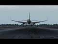 X-Plane 11 | Zibo 737 MOD | FedEx 1062 landing at KFLL