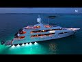 HOSPITALITY I 164'1 (50m) Westport yacht walkthrough in the Exumas I For sale and charter with IYC