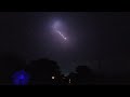 Crazy lightning storm.