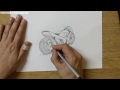 Como dibujar una moto tuning