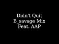 Didn't Quit (B_savage Mix) - AAP