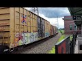 CSX rounds the curve at Bound Brook