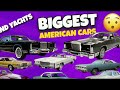 BIGGEST AMERICAN CARS - When BIG and HEAVY was popular