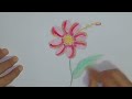 🎨 Beautiful Flower Drawing Made Easy with Colour Pencils 🌸