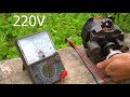 DIY 220v Electric Generator from a Fridge Compressor . Step by step