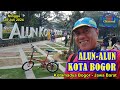 Alun Alun Kota Bogor Ramai Pengunjung di Hari Minggu Pagi 28 Juli 2024 Kotamadya Bogor Jawa Barat