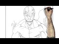 How To Draw Carnage | Step By Step | Marvel