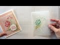 Coloring Vellum with Stampin' Up! Stampin' Blends Markers