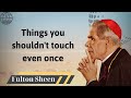 Things you shouldn't touch even once - Fulton J. Sheen 2024