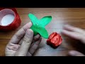 Whole Ribbon Rose - Ribbon Flowers - How to make an easy ribbon rose