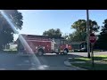 Engine 1 Urgently responding to a fire