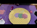 Easy Quilt As You Go Hexagonal Table Topper