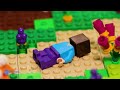 Alex and Steve Play Lego Minecraft Creative Mode | Lego Minecraft Stop Motion