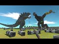 FPS AVATAR SAVE KONG FROM GODZILLA NEW EMPIRE LABYRINTH ISLAND - Animal Revolt Battle Simulator ARBS