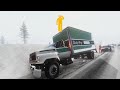 BeamNG Drive - Hydroplane and Icy Crashes #2