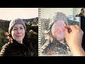 Portrait painting with pastels