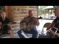 2 Bluegrass music on the porch at the AgriCultural in Boerne, TX - October 13, 2018