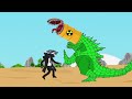 Evolution Of TITANUS SCYLLA RADIATION vs Team SPIDER GODZILLA & KONG, SHARKZILLA | Godzilla Cartoon