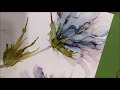 Alcohol Ink Flower tutorial