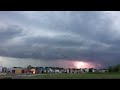 Lightning in Netherlands onweer. (240fps)