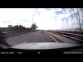 Road rage truck- dash cam, crash